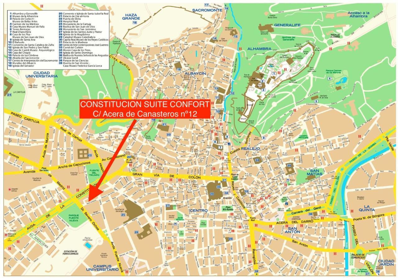 Constitucion Suite Confort I Granada Bagian luar foto